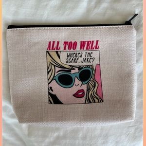 NWOT Taylor Swift All Too Well Zip Pouch